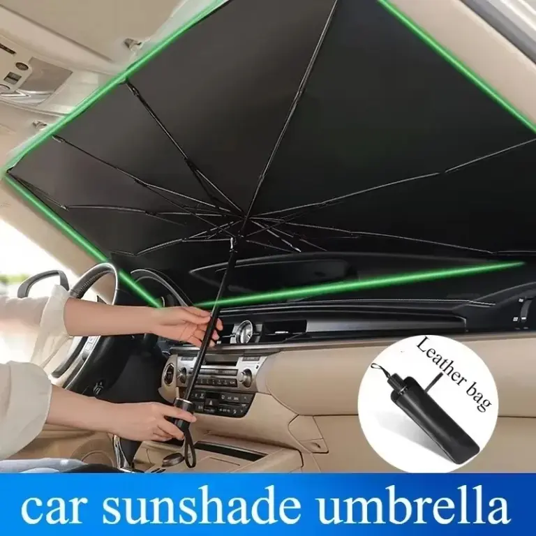 Windshield Sunshade for a Cooler Car Interior