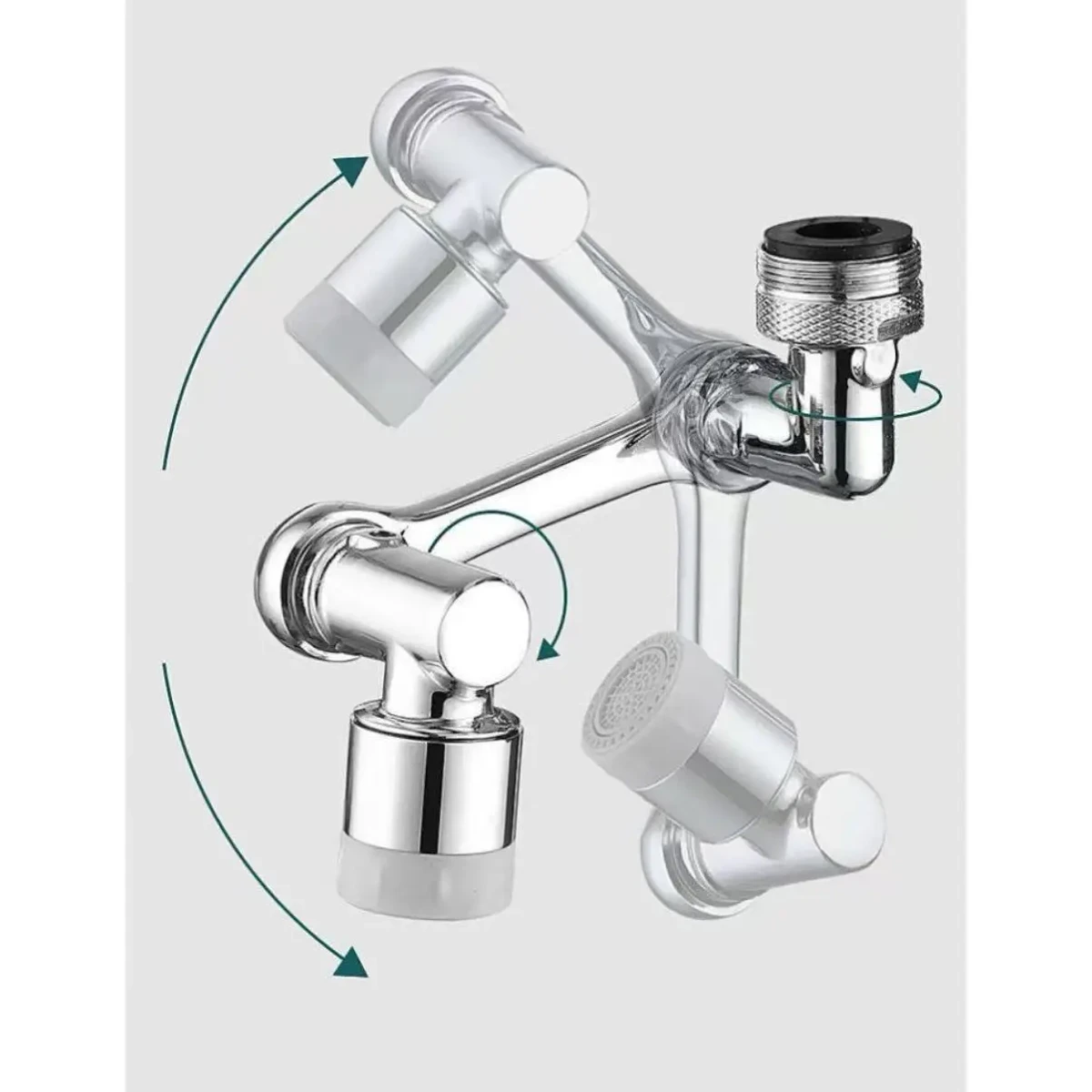 1080° Faucet Aerator for Less Splashing