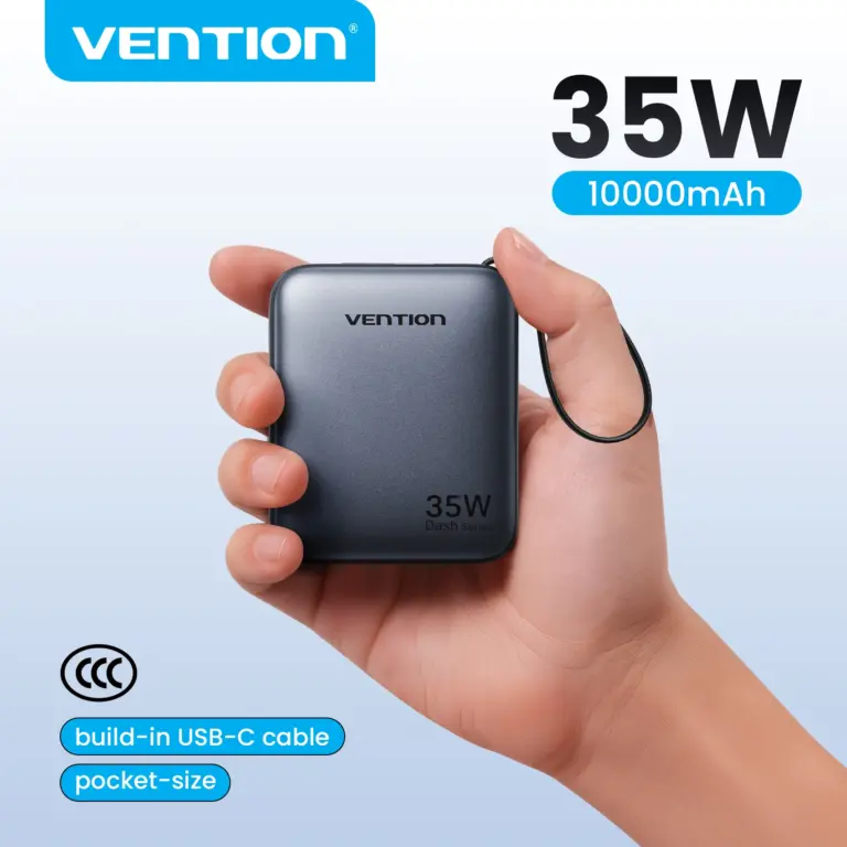 Vention CCC 10000mAh 35W Fast Charge Mini 3C Power Bank - Specifications and Review