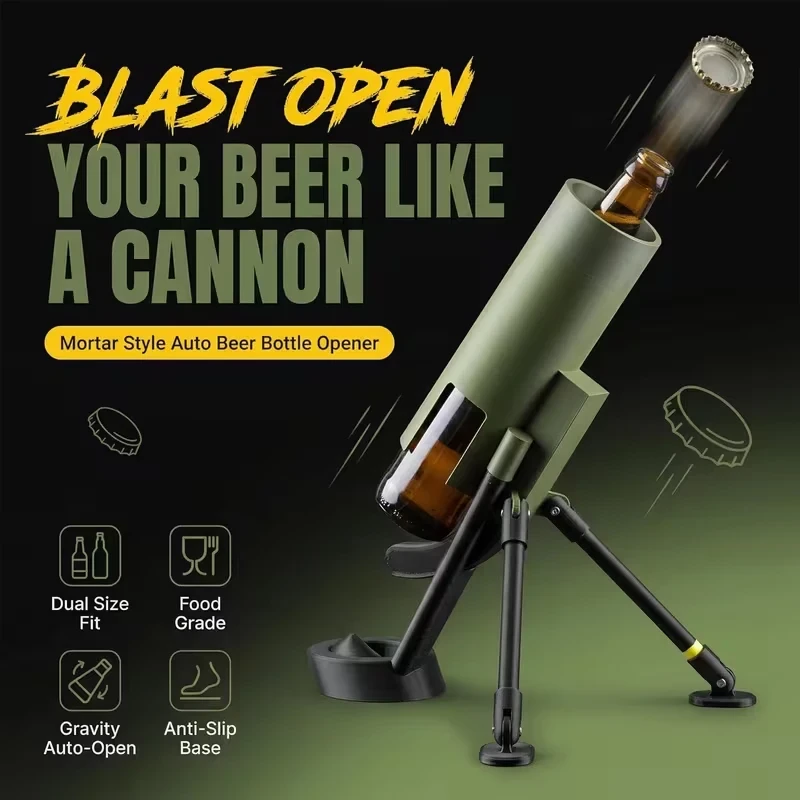 51mm Tactical Bottle Opener with Cap Launcher