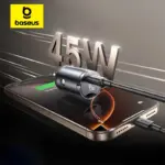 Baseus 45W Car Charger with PD and QC