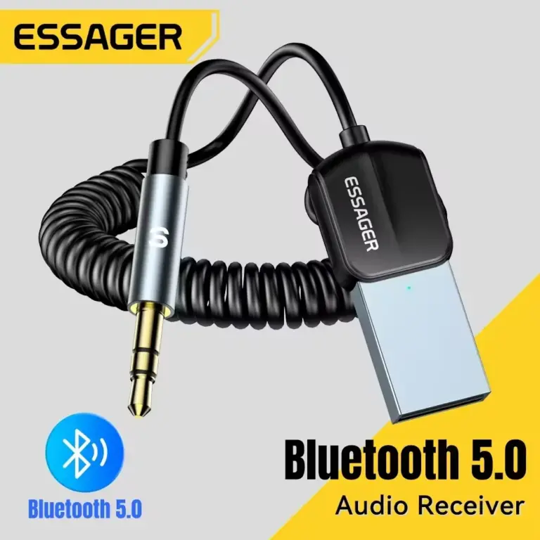 Bluetooth AUX Adapter for Car with USB and 3.5mm