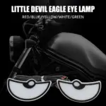 Brand new unique LED lights DIY motorcycle lights Half circle lights Devil's Eye modified universal 