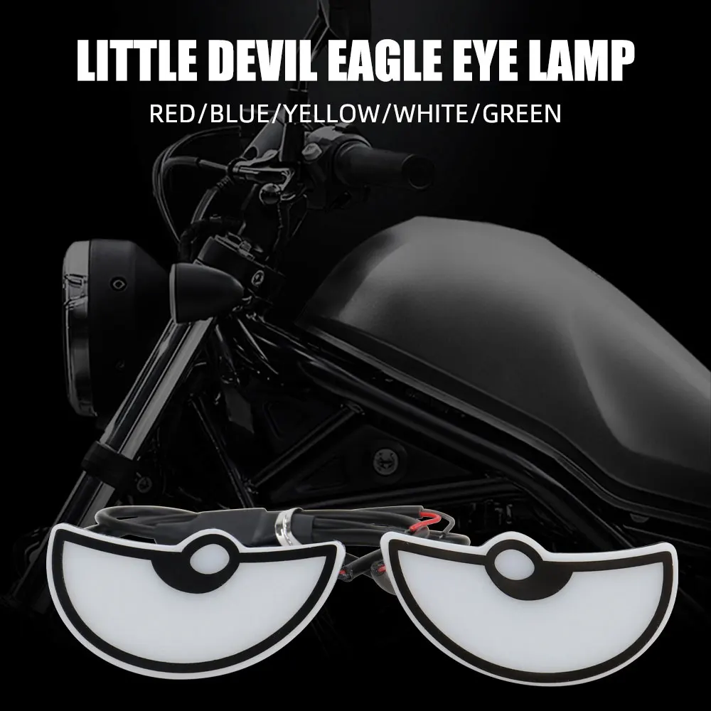 Brand new unique LED lights DIY motorcycle lights Half circle lights Devil's Eye modified universal Brand new unique LED lights DIY motorcycle lights Half circle lights Devil's Eye modified universal