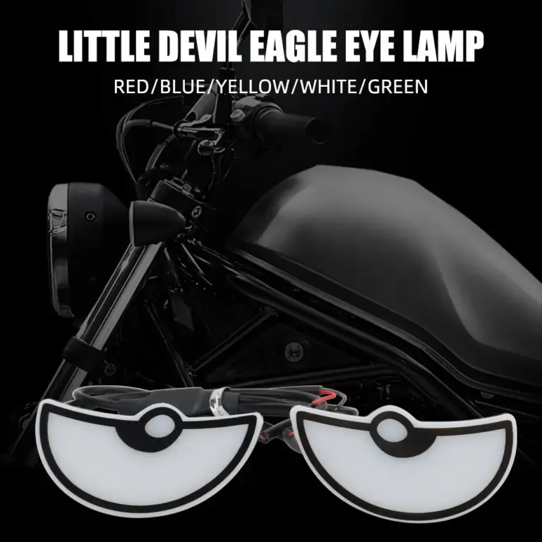 Brand new unique LED lights DIY motorcycle lights Half circle lights Devil's Eye modified universal 