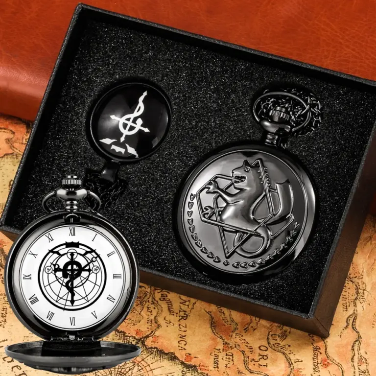 🌍 Fullmetal Alchemist Seiko Watch: Edward Elric Pocket Watch for Cosplay and Gifts