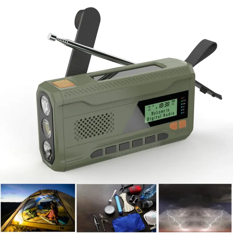 Emergency Solar Radio for Storms, Camping and Survival