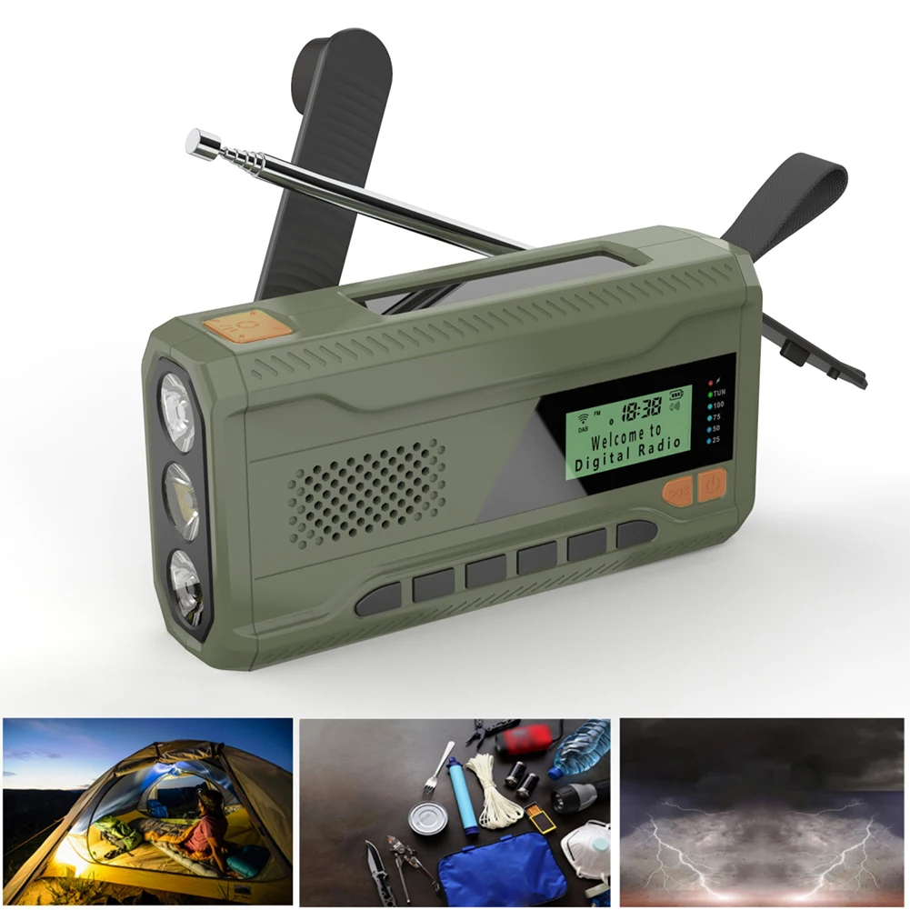 Emergency Solar Radio for Storms, Camping and Survival
