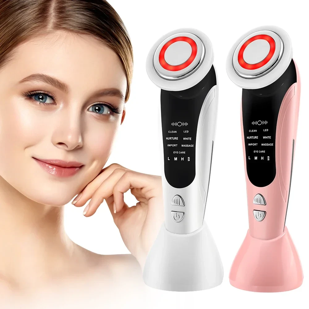 EMS Facial Massager with LED and Heat