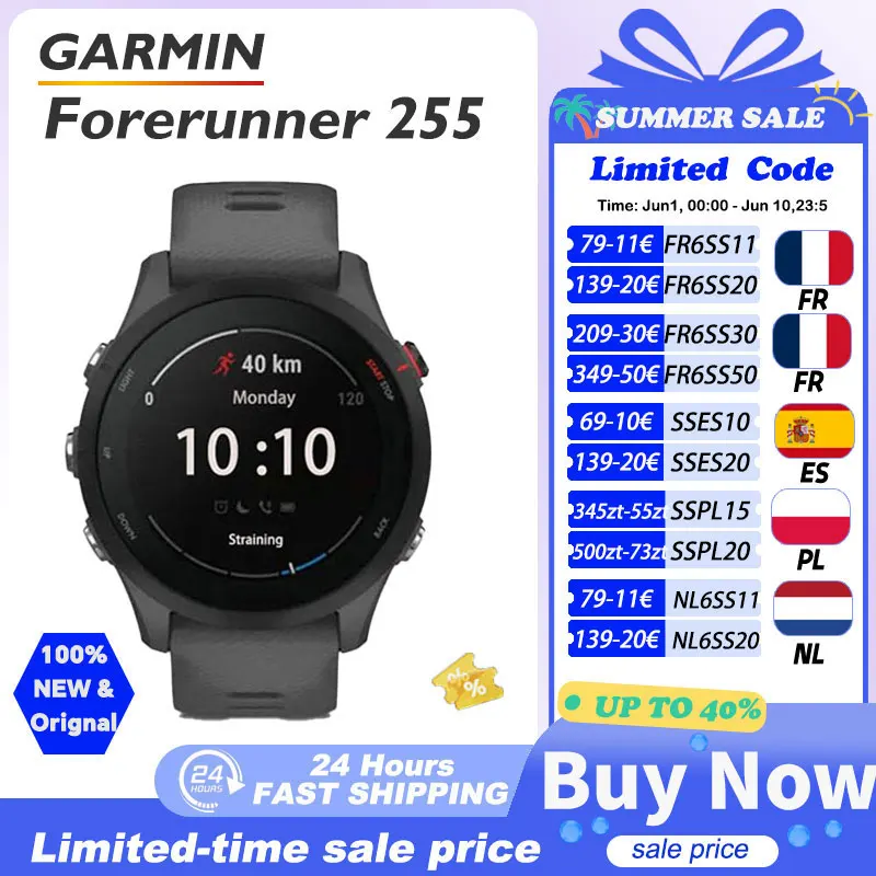 Garmin Forerunner 255 Sports Smartwatch - Specifications and Review