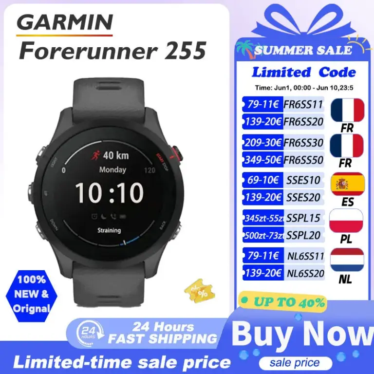 Garmin Forerunner 255 Sports Smartwatch - Specifications and Review Garmin Forerunner 255 Sports Smartwatch - Specifications and Review