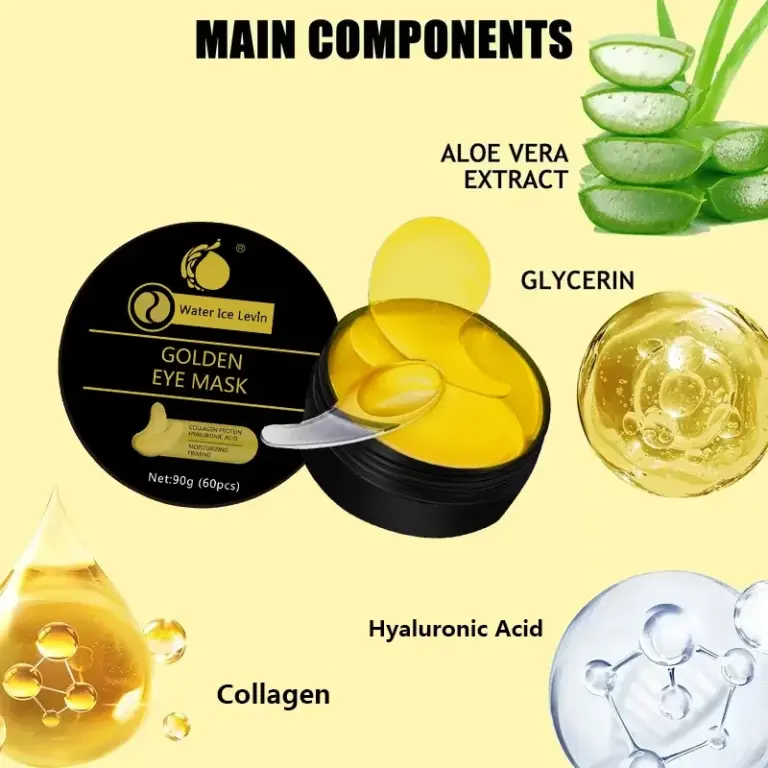 Golden Eye Patches with Collagen & Aloe Vera Golden Eye Patches with Collagen & Aloe Vera