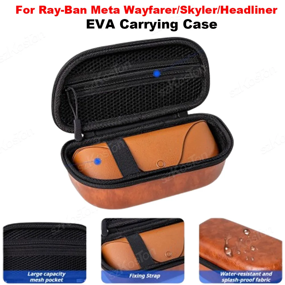 🌍 Snap AR glasses: Hard travel case for protecting Ray-Ban Meta glasses
