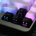 Letter Drive New Cute Emo Keycap Set WASD Arrow Broadside Lighting Key Cap for Mechanical Keyboard C