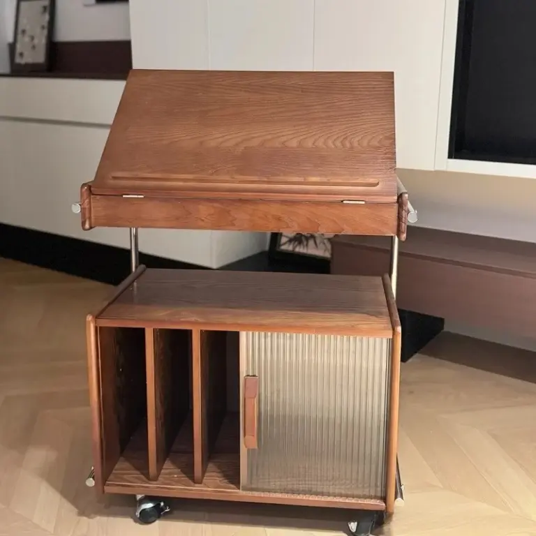 Medieval Solid Wood Cabinet for Bedroom and Living