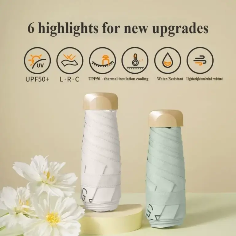 Mini Pocket Umbrella with UV Protection