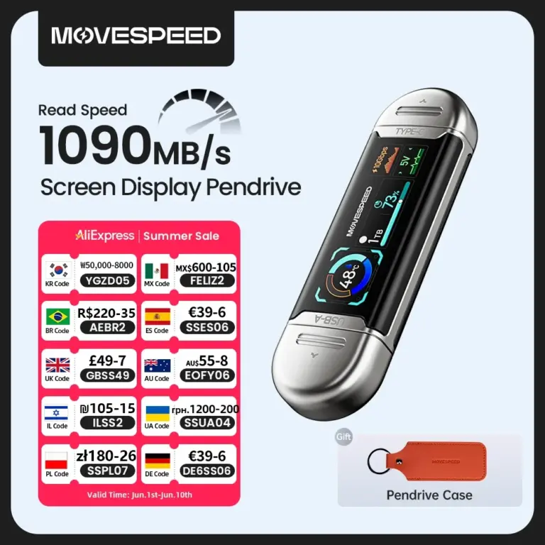 MOVESPEED SU10 SSD Flash Drive up to 1090MB/s