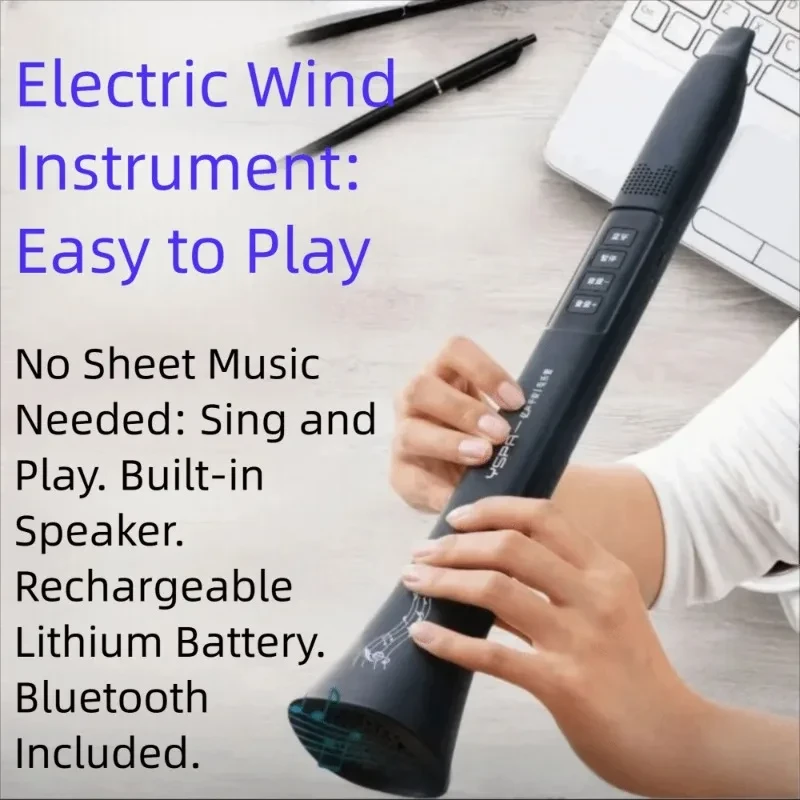 Electronic Wind Instrument with Bluetooth Speaker