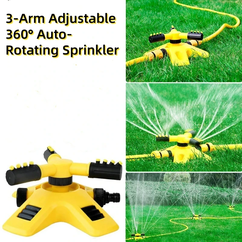 360° Garden Sprinkler for Large Yards