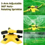 360° Garden Sprinkler for Large Yards