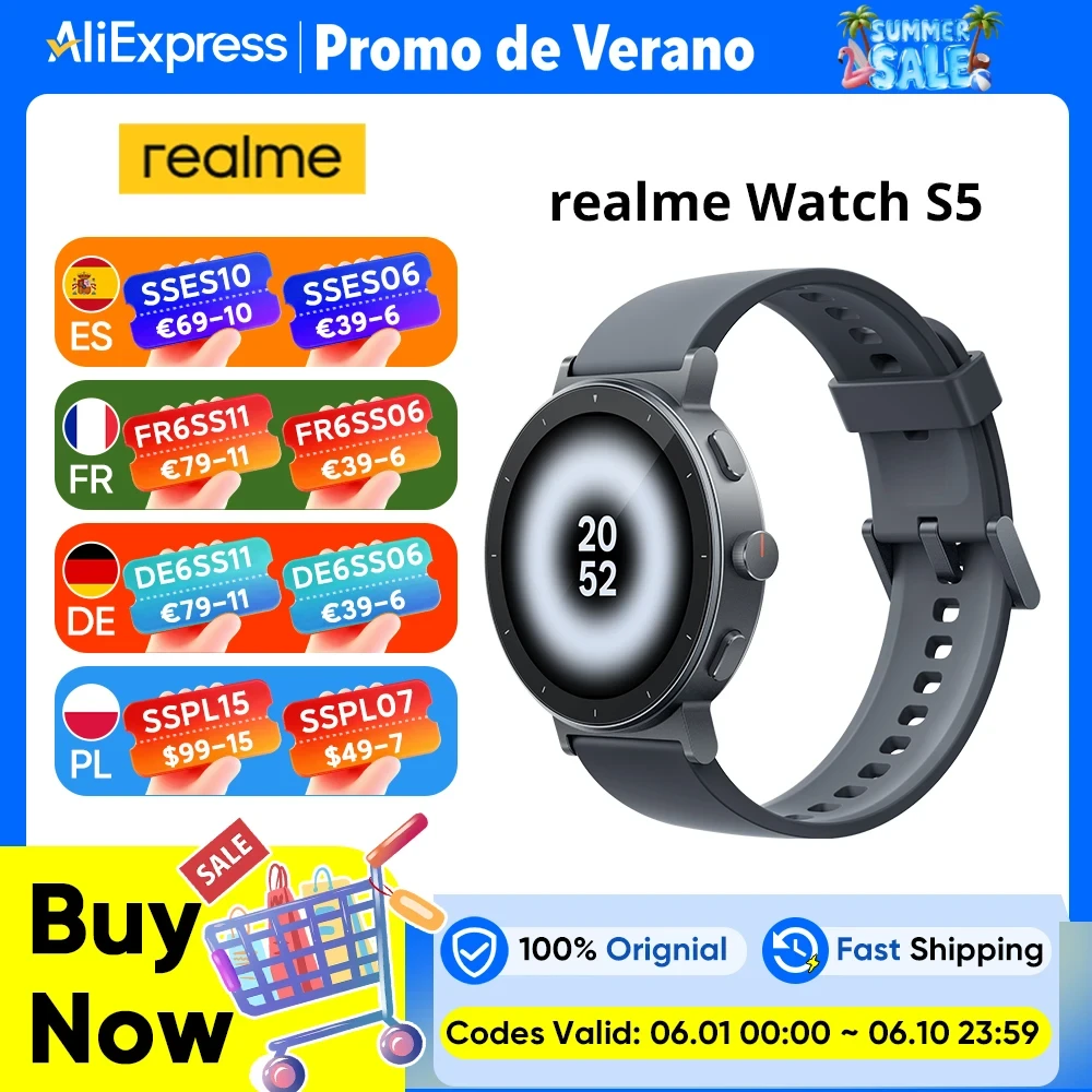 realme Watch S5 Smartwatch for Everyday Use