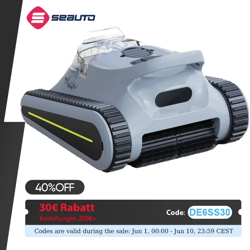 Seauto Crab Pro Robotic Pool Vacuum – Specifications and Review