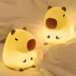 Cute Capybara Silicone Night Light for Cozy Sleep