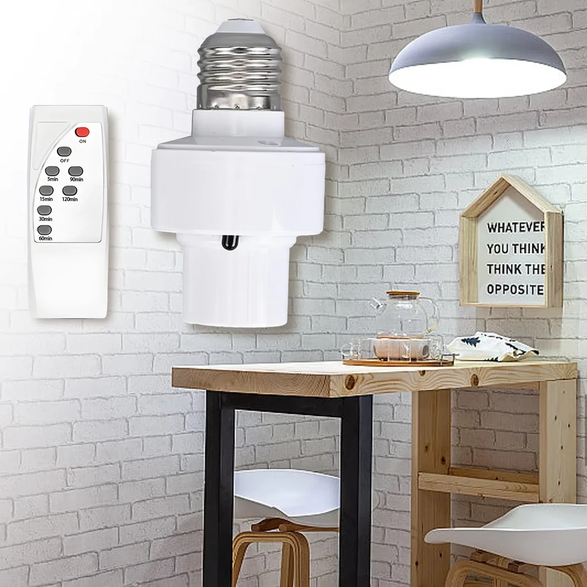 Smart E27 Lampholder with Remote and Timer