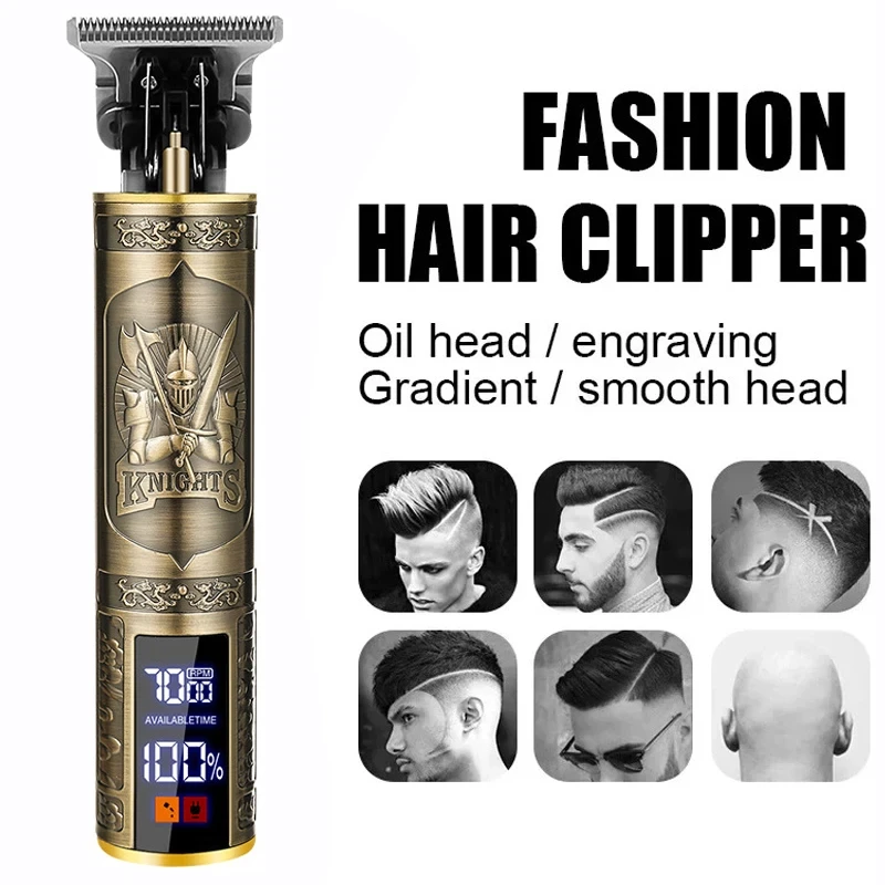 Vintage Hair Clipper with USB Charging