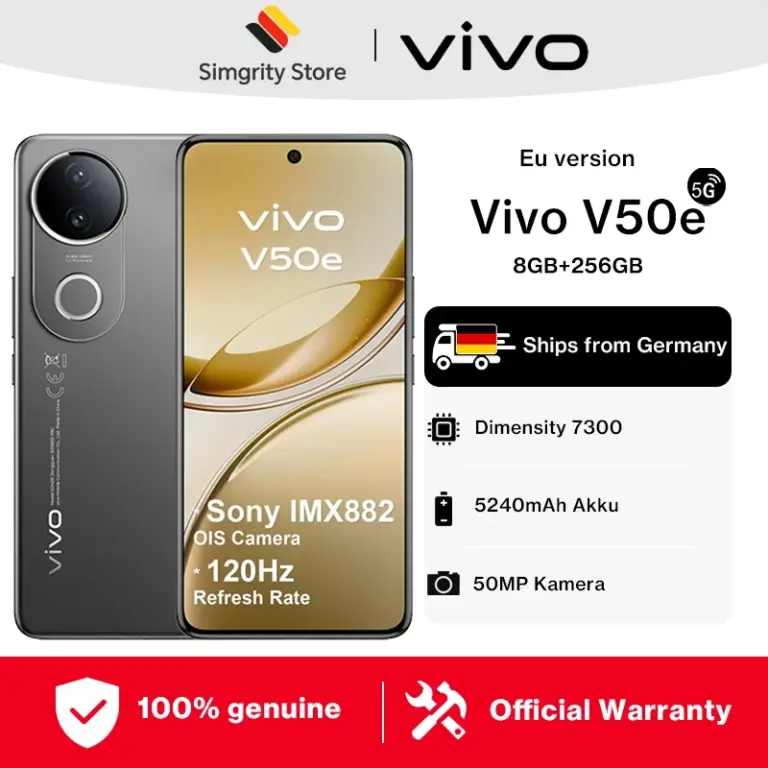 vivo V50e 5G 8GB/256GB with 120Hz Display
