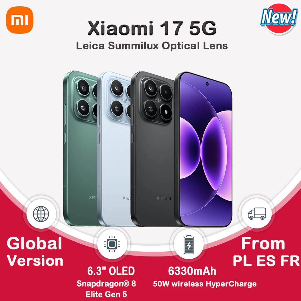 Xiaomi 17 5G NFC Smartphone with Leica Summilux Optical Lenses, Snapdragon 8 Elite Gen 5 and HyperAI – Specifications and Review