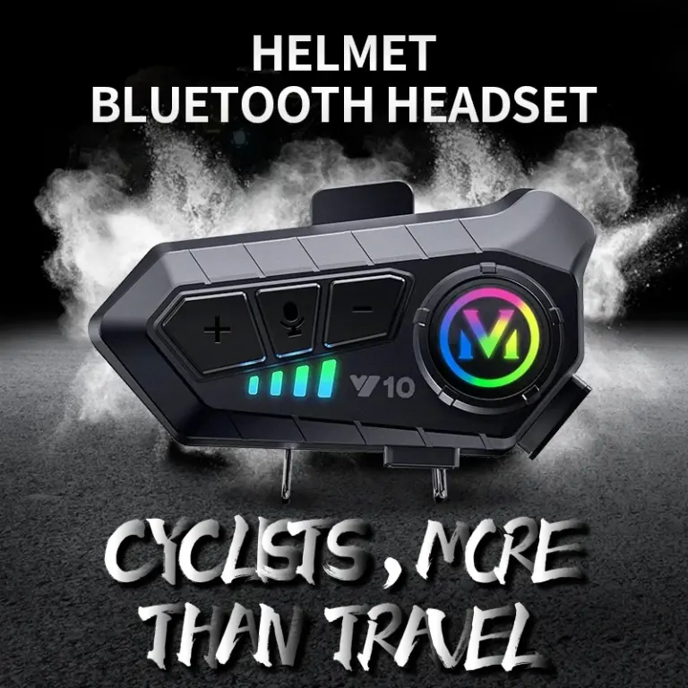 Y10 Bluetooth Helmet Headset with 2000mAh Battery
